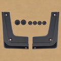 2018-2019 Kia Stinger Rear Splash Guards Mud Flaps Black With Hardware EOM